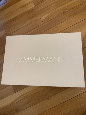 Zimmermann Cream Box with Metallic Logo
